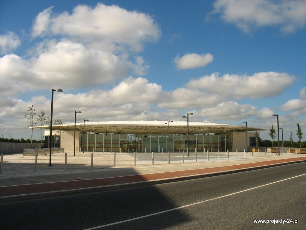 Projekty GISA - stacja Park West w Dublinie