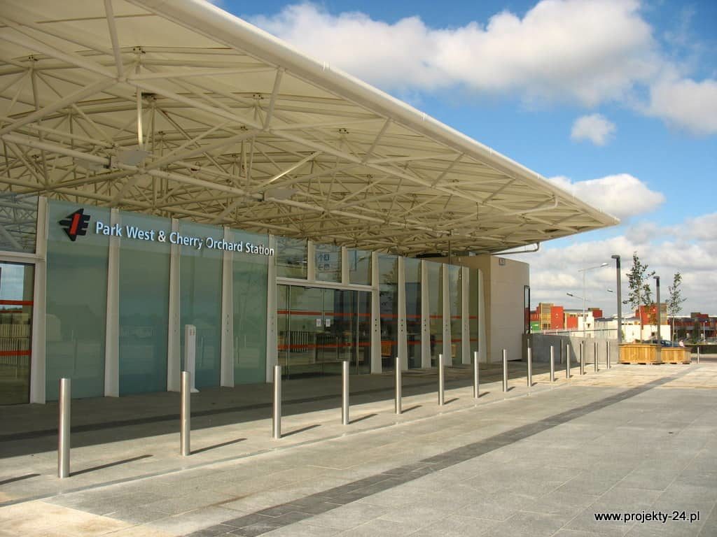 Projekty GISA - stacja Park West w Dublinie